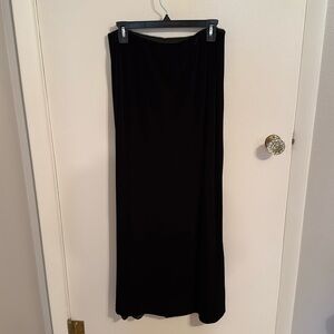 Alex Evenings beautiful black velvet maxi skirt, sz Med.